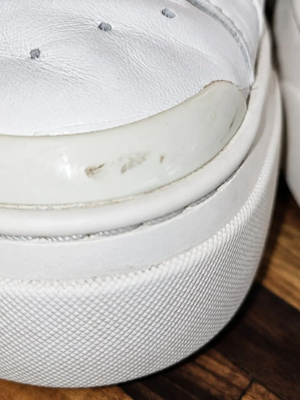 Tory Burch Women's all White Ladybug Sneakers 7.5